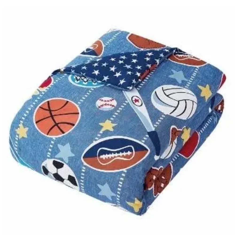Mason & Mollie Sports 3 Piece Kids Boys Bedding Set Comforter Twin Twin XL NWT